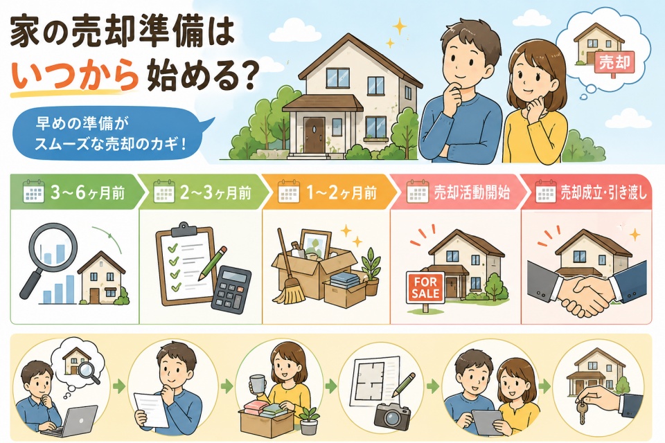 家の売却準備はいつから始める？木更津・袖ケ浦で後悔しないための進め方を解説