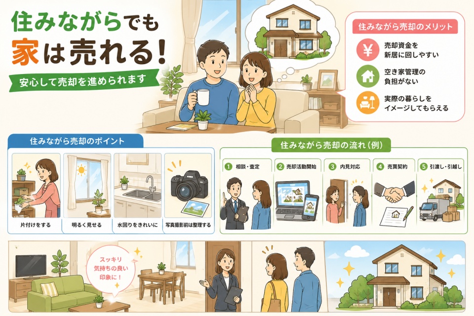 住みながらでも家は売れる？木更津・袖ケ浦で失敗しない売却の進め方を解説